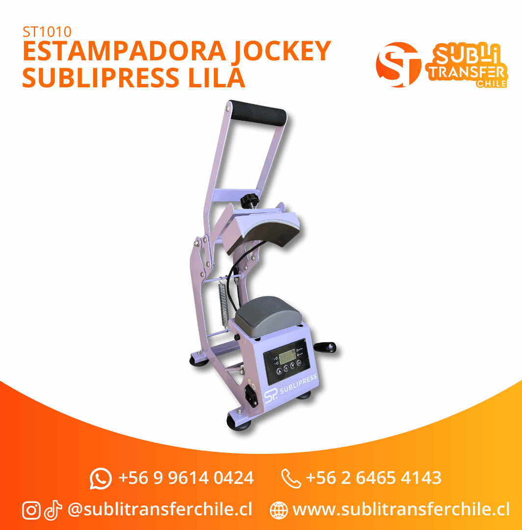 ST1045 Estampadora de Jockey Sublipress Lila - Entrega inmediata