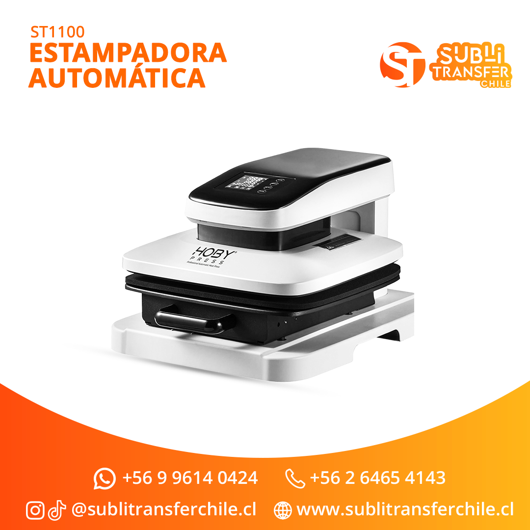 ST1100 Estampadora Automática HobyPress 38x38cm - Entrega Inmediata