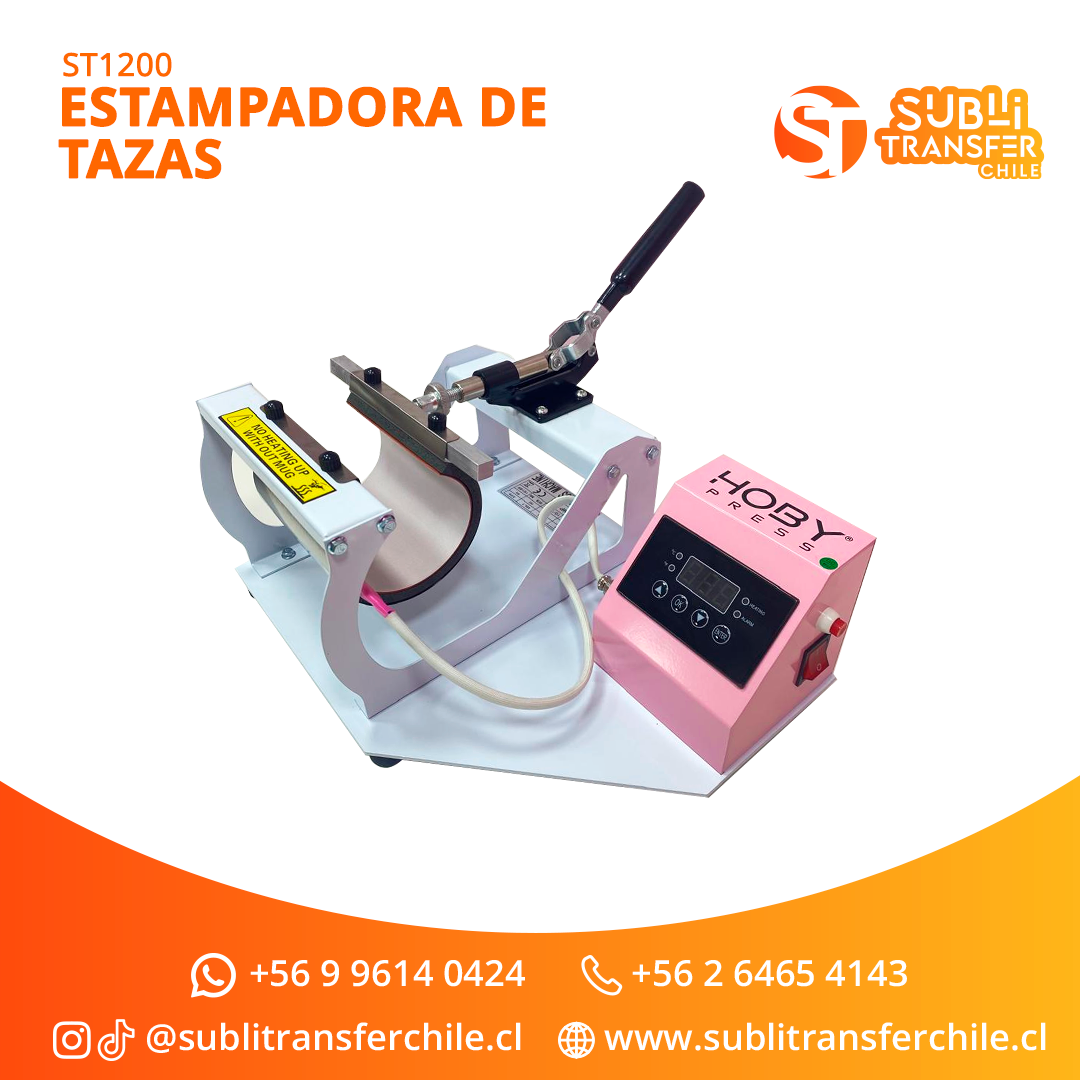 ST1200 Estampadora de Tazas 11oz HobyPress - Entrega Inmediata