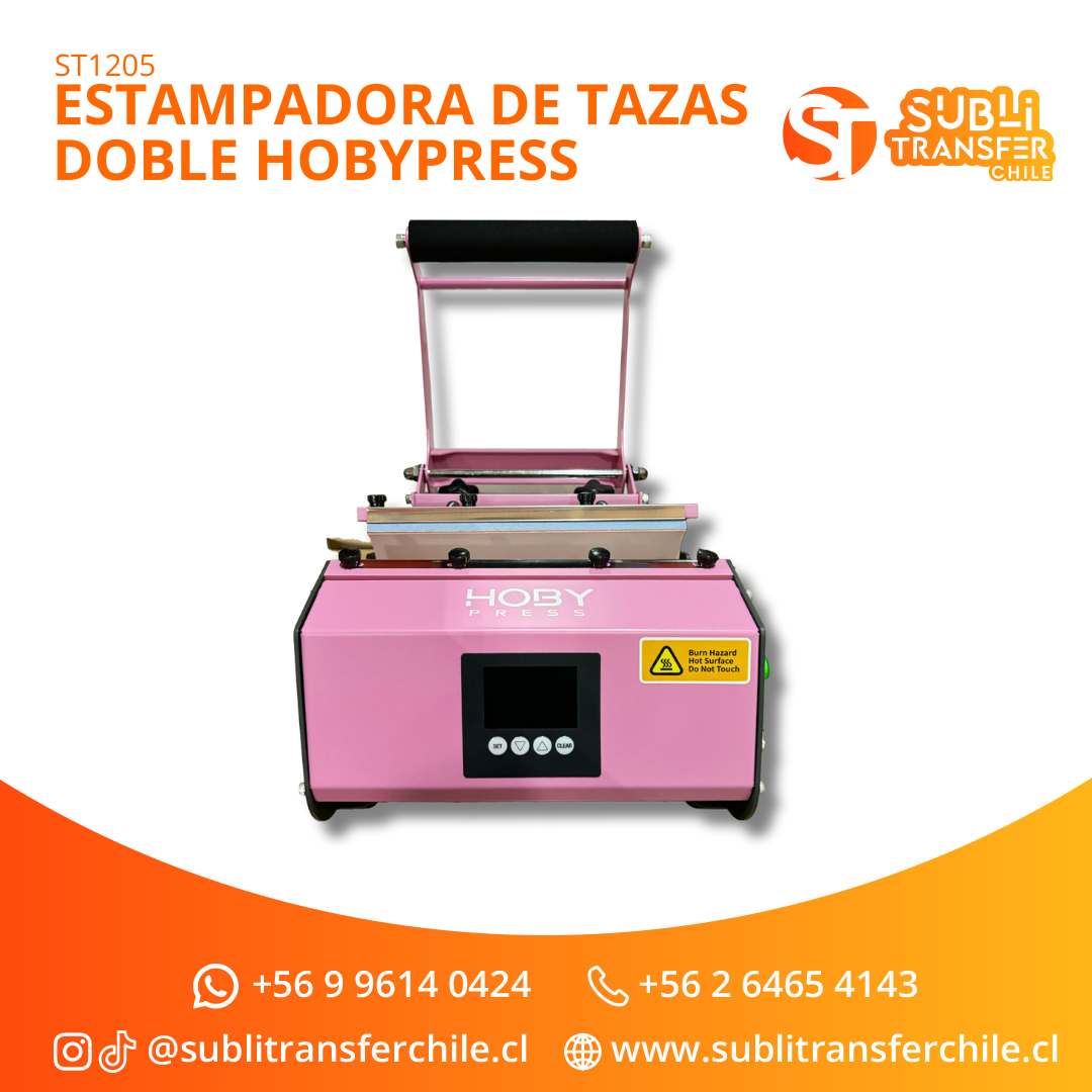 ST1205 Estampadora de Tazas Doble HobyPress - Entrega Inmediata