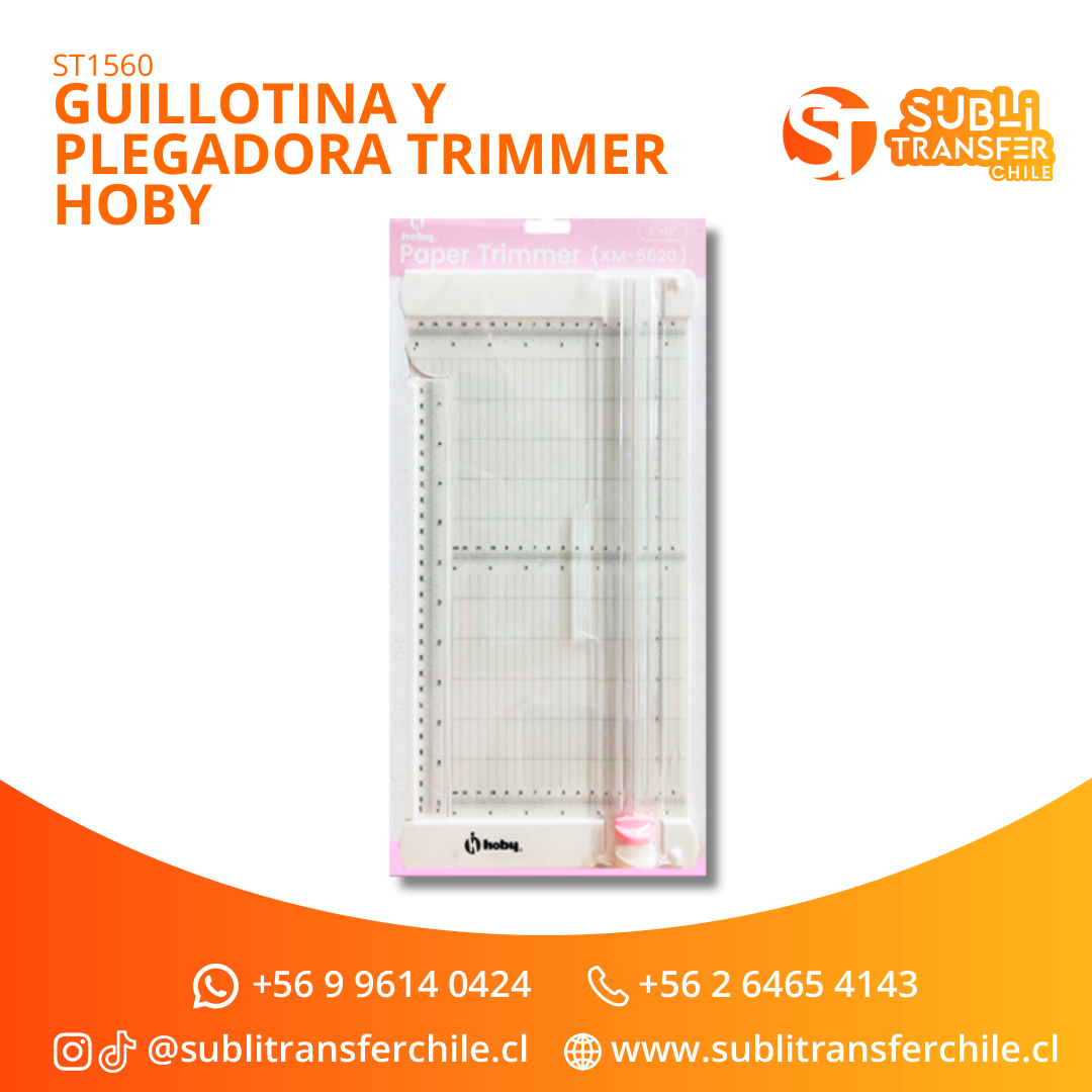 ST1560 Guillotina y Plegadora Trimmer Hoby - Entrega Inmediata