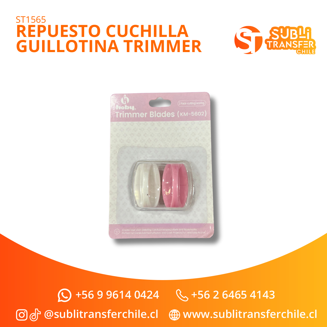 ST1565 Repuesto Cuchilla Guillotina Trimmer - Entrega Inmediata