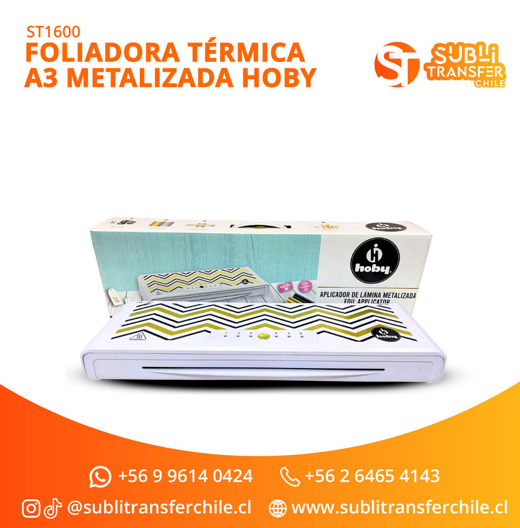 ST1600 Foliadora A3 Hoby - Entrega Inmediata