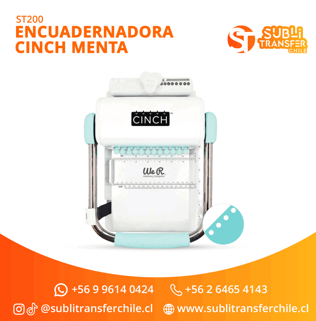 ST200 Encuadernadora Cinch Menta - Entrega Inmediata