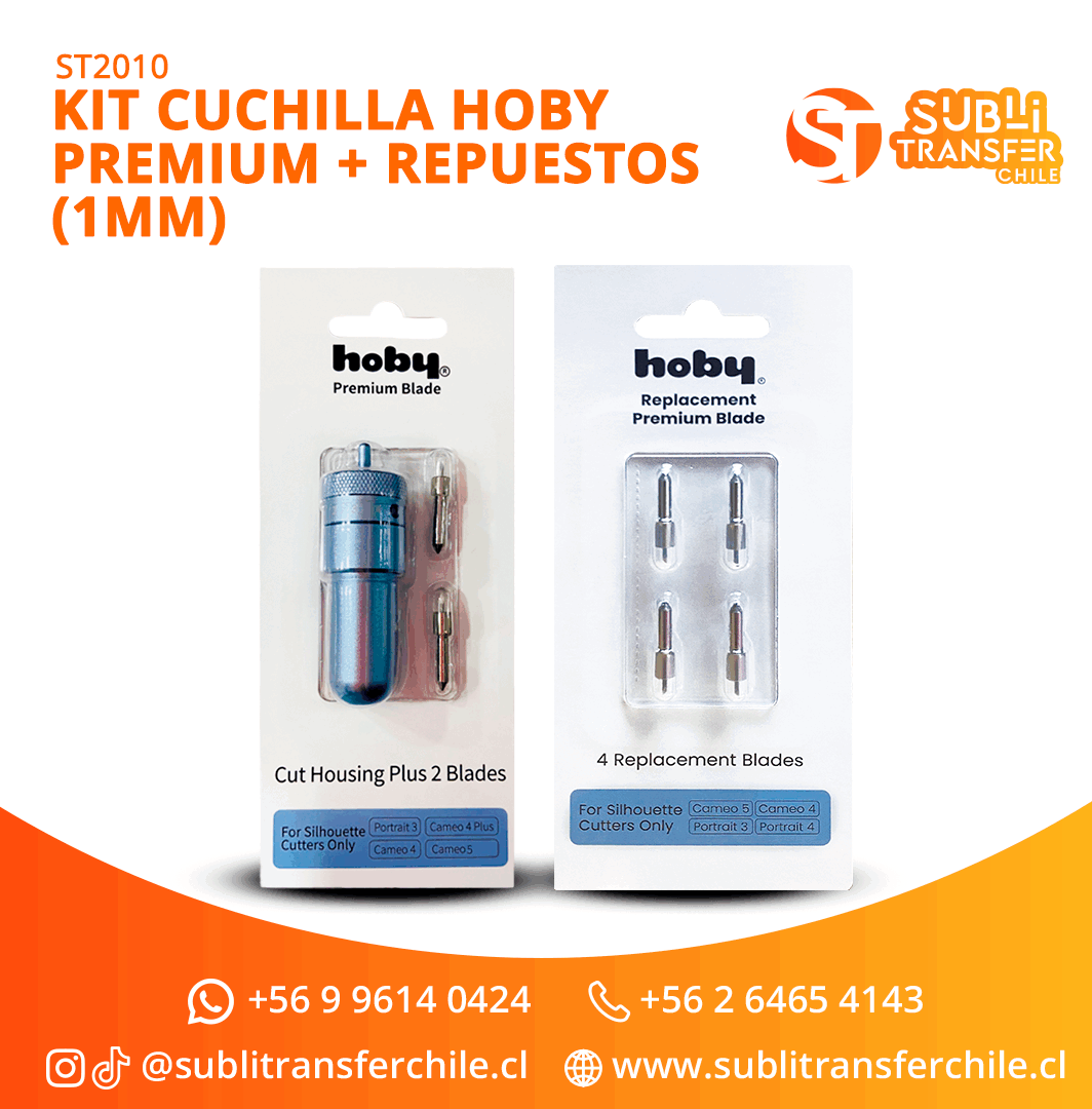 ST2010 Cuchilla Premium + 4 Repuestos Hoby – Entrega Inmediata