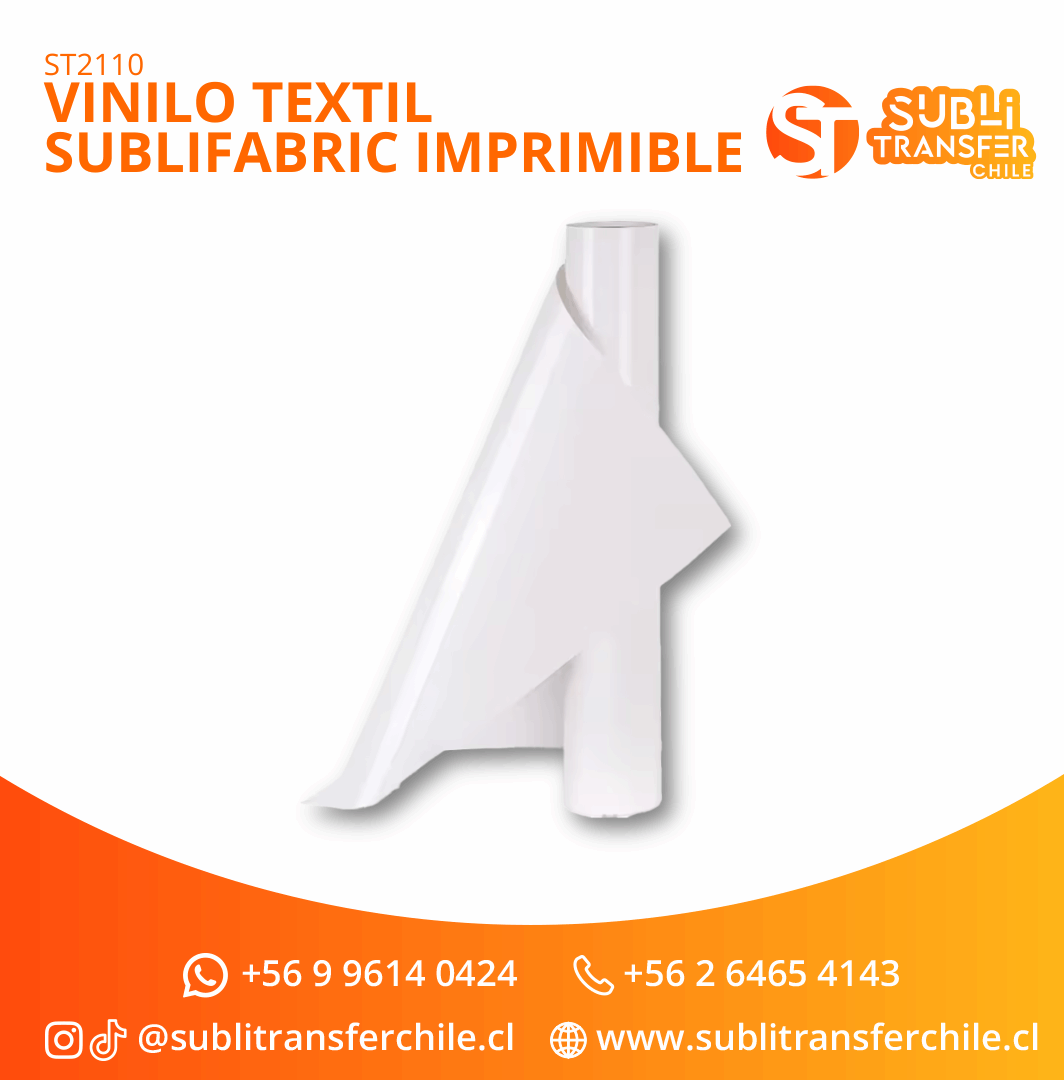 ST2110 Vinilo Textil Sublifabric Imprimible - Entrega Inmediata
