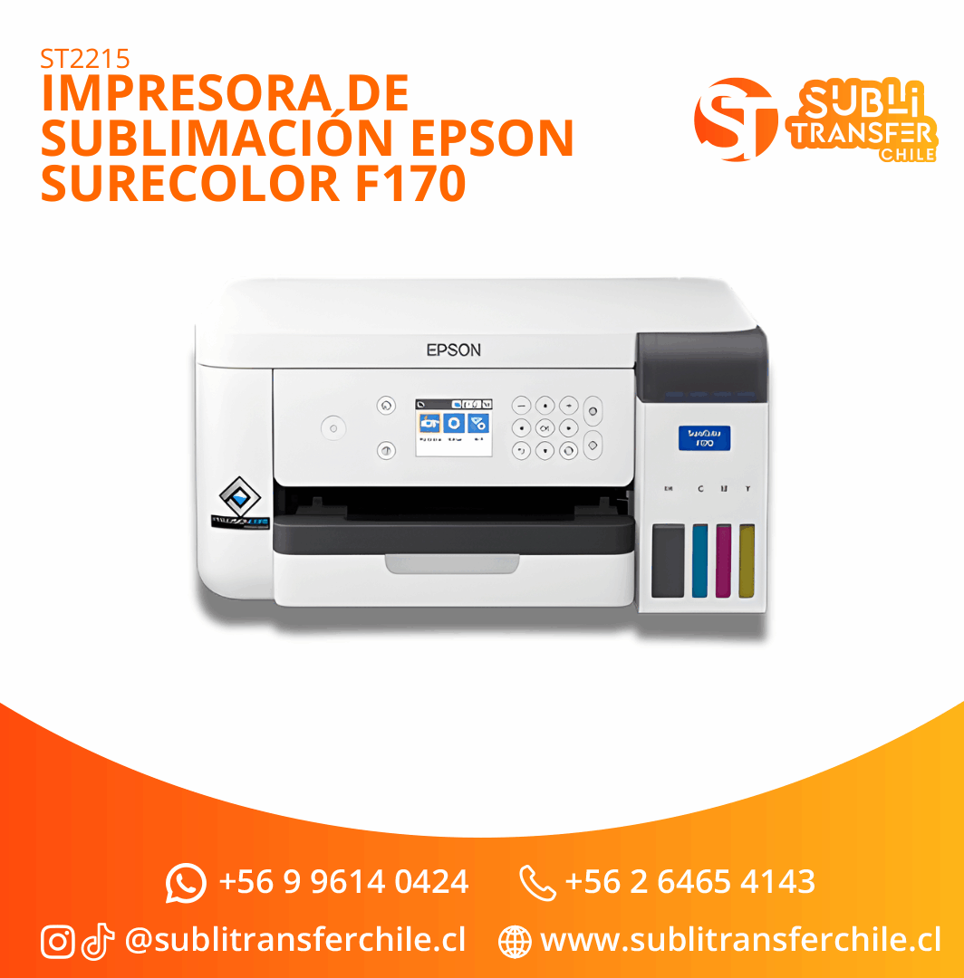 ST2215 Impresora de Sublimación Epson SureColor F170 - Entrega Inmediata