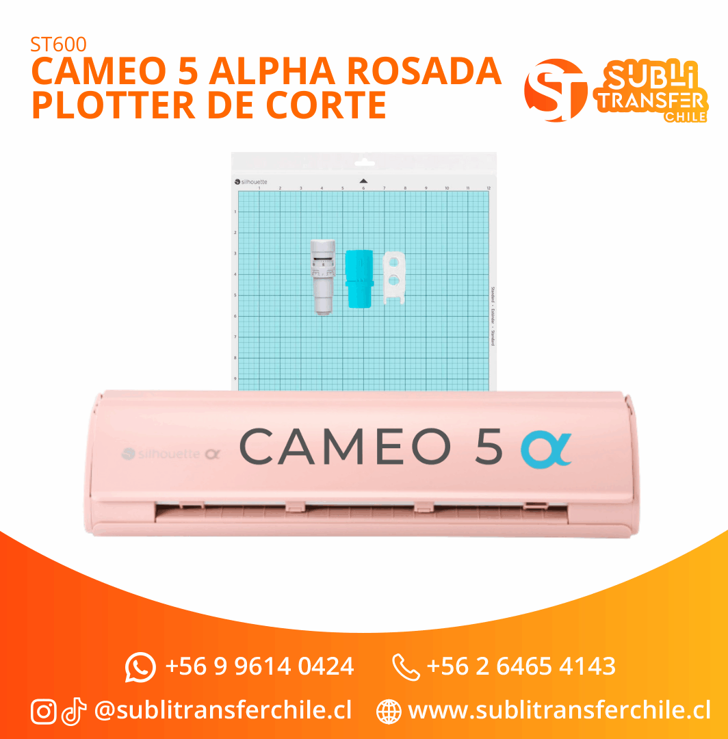 ST600 Cameo 5 Alfa Rosada Plotter de Corte – Entrega Inmediata