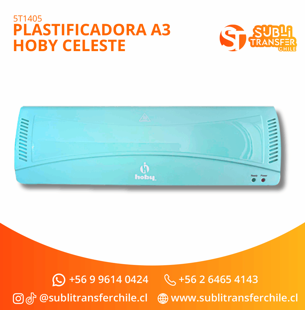 ST1420 Plastificadora / Laminadora A3 Hoby Menta - Entrega Inmediata
