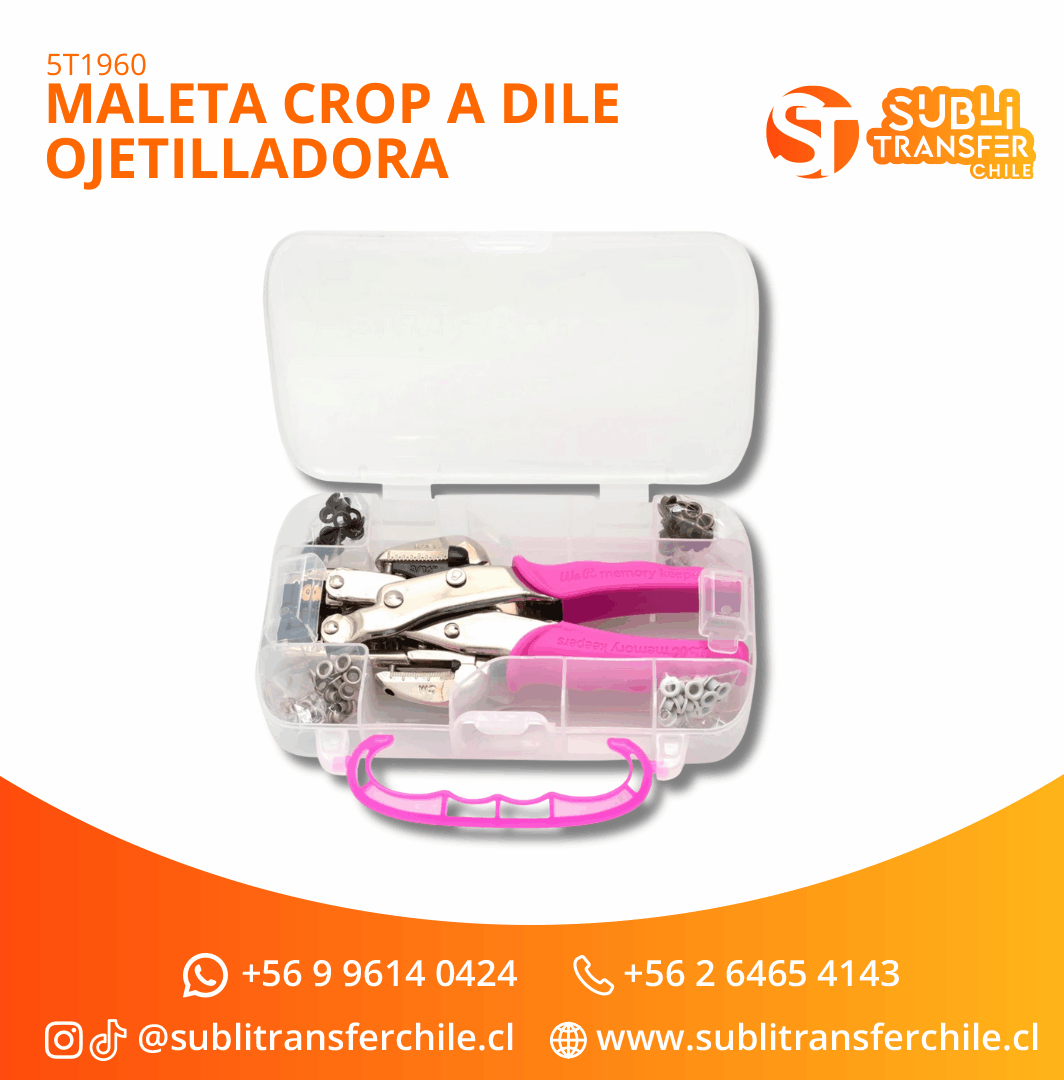 ST1960 Maleta Crop a Dile Ojetilladora - Entrega inmediata